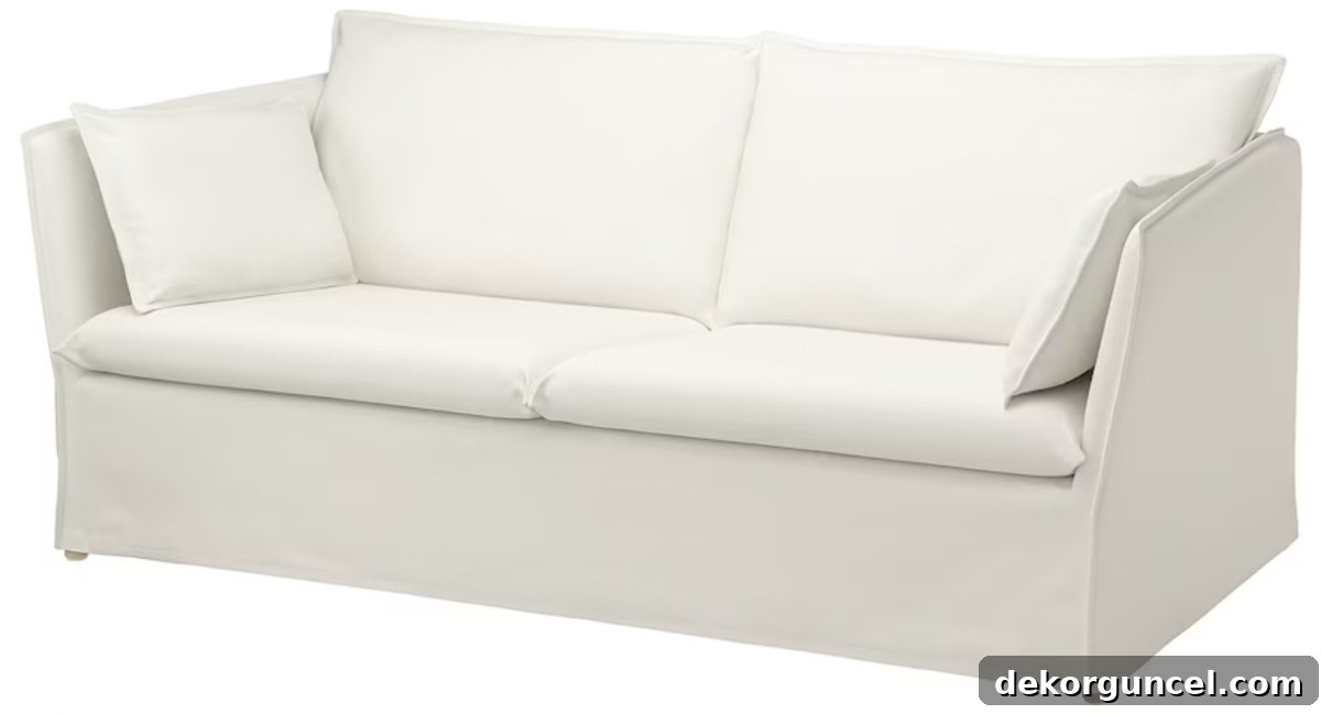 10 Smart Tips for Buying Furniture Online 11 Slipcovered sofa from IKEA