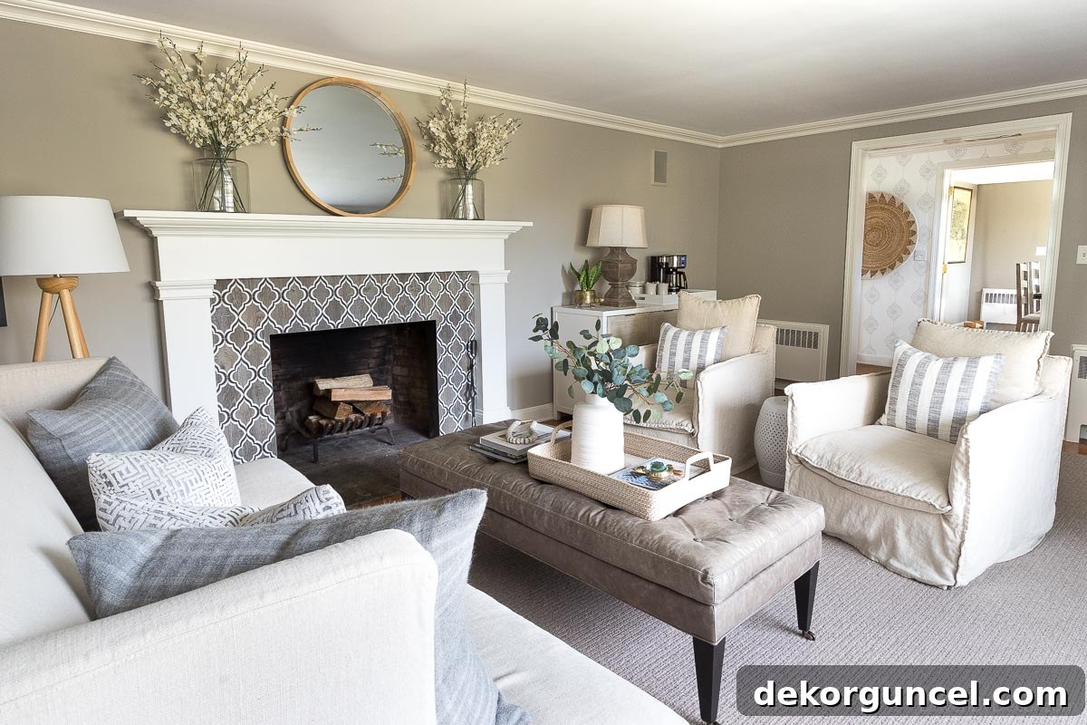 10 Smart Tips for Buying Furniture Online 16 The linen swivel chairs in our living room