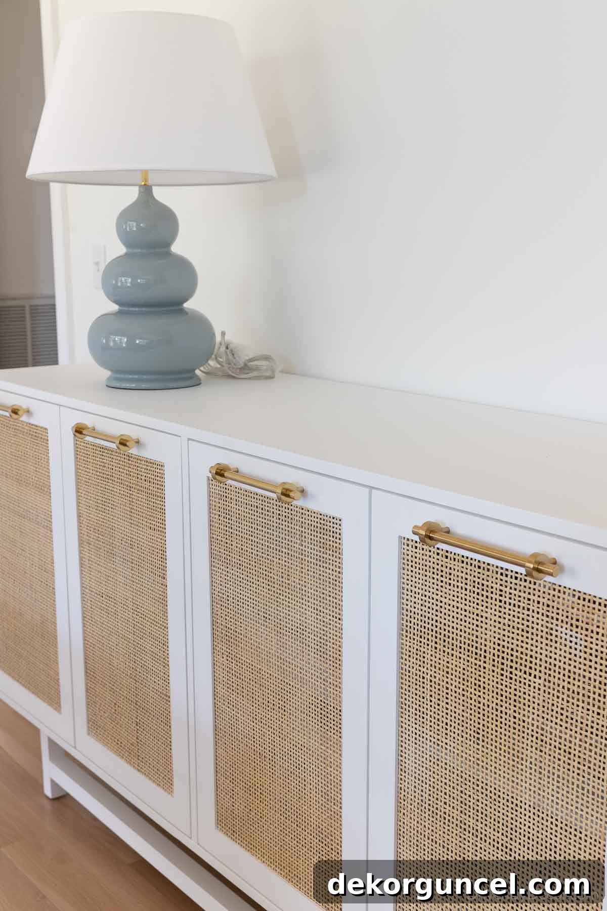 10 Smart Tips for Buying Furniture Online 7 White cane sideboard in our dining room