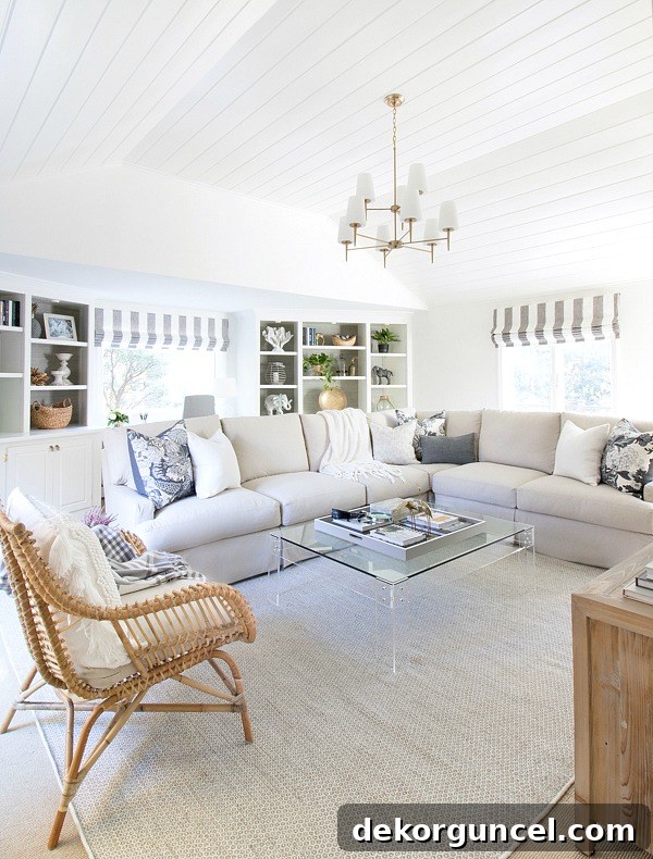 Window Treatments: Design Ideas and Expert Advice 2 Family room makeover in six weeks - a HUGE change from the "before"!
