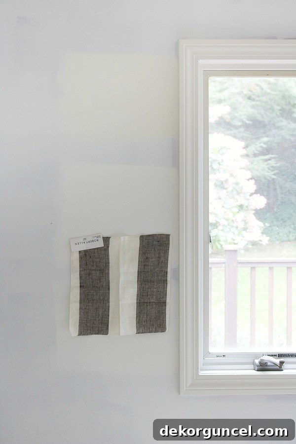 Window Treatments: Design Ideas and Expert Advice 10 Coordinating paint color with fabric for window treatments