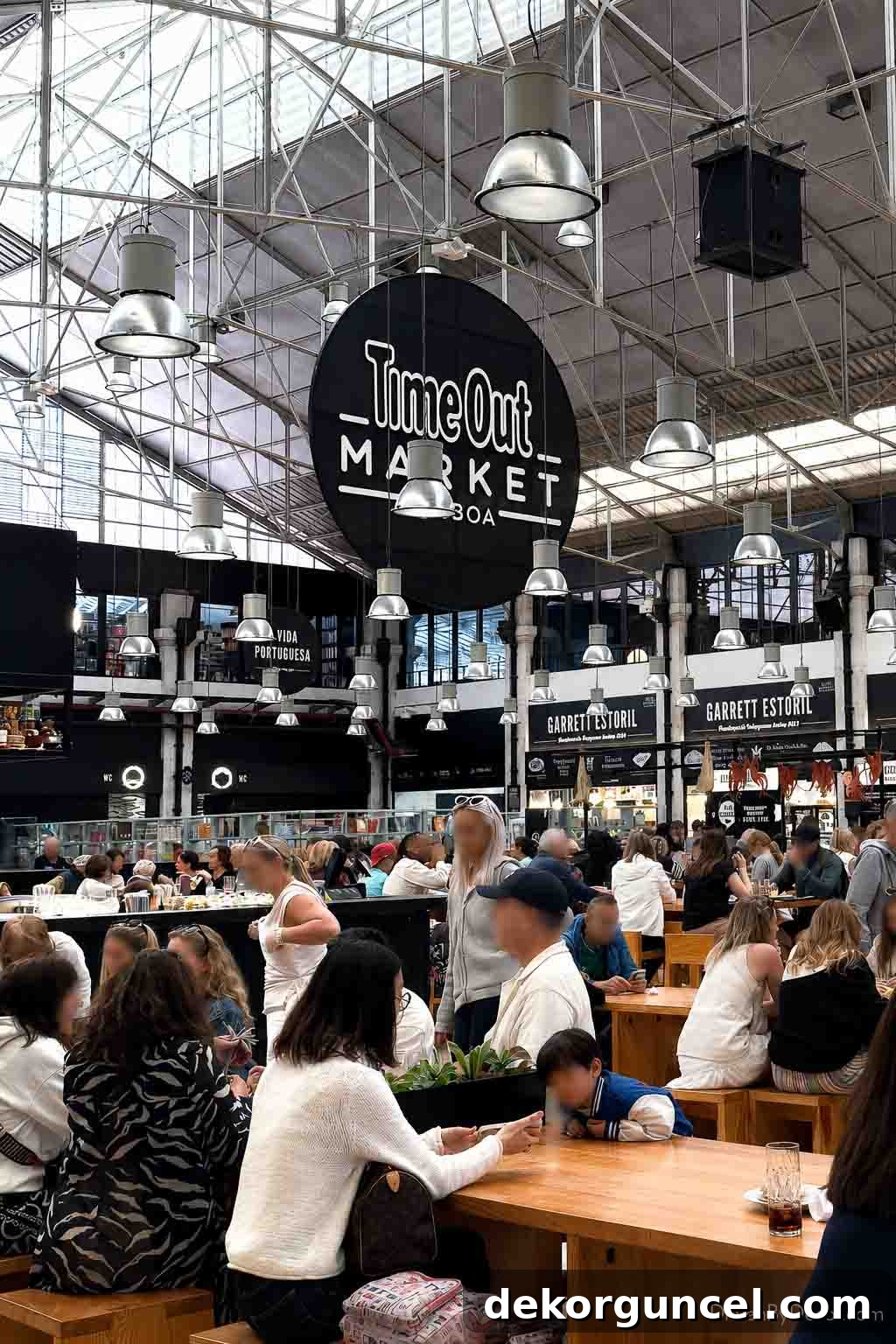 Family Trip to Portugal: Where We Stayed, Ate and Explored 17 Dining area at Time Out Market in Lisbon